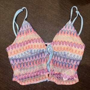 H&M Multicolor Knit Top